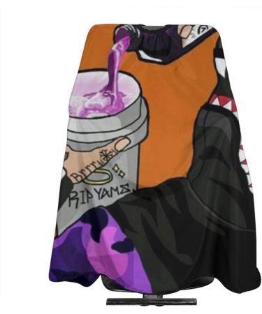 Shark Teeth Barber Cape 55x66 in - Professional Salon Haircut Wrap Apron for Men and Women - Buy Online on GoSupps.com