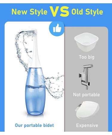 Portable Travel Bidet for Postpartum Care - 450ml Handheld Spray for Personal Hygiene & Dam Maintenance - Buy Online on GoSupps.com