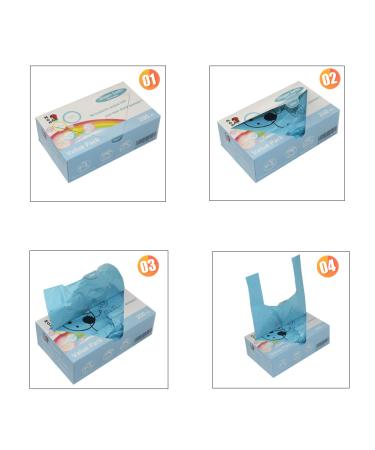 600 Disposable Diaper Bags with Easy Tie | On-The-Go Baby Diaper Trash Bags | 200 Count, Pack of 3 - Buy Online on GoSupps.com