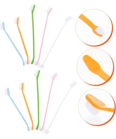 Yardwe 30 pcs for Dual-head Puppy Dog Small Supplies Portable Cat Pets Nylon Brush Oral Handheld Clean Pet 1 count (Pack of 1) Assorted Colorx3pcs - Buy Online on GoSupps.com