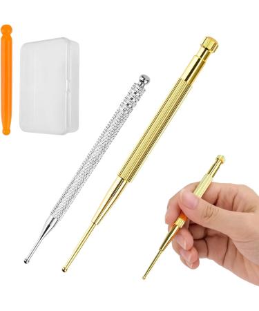 above zero acupuncture pen 2 pieces acupressure pen massage pen length 10/13 cm ball 2/5/8 mm