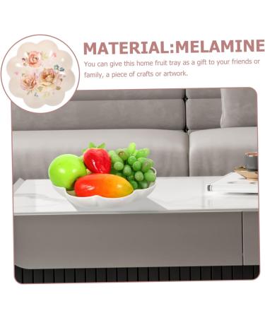 PRETYZOOM Snack Dish Dried Fruit Tray Dessert Tray Nut Candy Plate for Restaurant Household Melon Seed Plate 24X24X5.9CM As Shown 2 - Buy Online on GoSupps.com