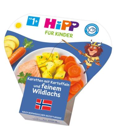 Buy Organic Hipp Mussel Noodles & Children's Plate Bundle - 6 Pack (250g) - Tomatoes Zucchini Carrots & Fine Wild Salmon - International Shipping Available - Buy Online on GoSupps.com