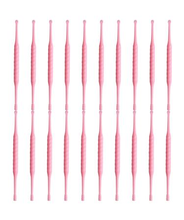 20pcs Salon Clean Cleaner Portable Tool Pick Remover Kit Tools Wax Disposable Care Flexible Color Health Cleansing Earpick Digger Products Spoon Curette Adults Removal 20pcs 9X0.4X0.4CM