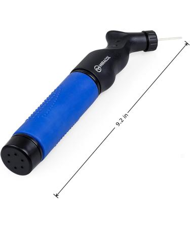 MIRACOL Dual Action Ball Pump with 5 Replacement Needles - Sturdy & Portable Air Pump for Basketball, Soccer, Volleyball, Rugby & More - Buy Online on GoSupps.com