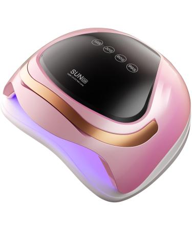 AJELU UV LED Nail Lamp Nails Dryer for Gel Nail Polish Fast Curing with Automatic Sensor 4 Timers and LCD Display Gift for Women and Girls
