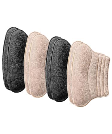 NOLITOY 4 Pairs Heel Sticker Half Size Pad Foot Supplies Daily Heel Liners Replaceable Heel Pads Comfortable Heel Liners Heel Liners Kids Heel Stickers Shoe Supply