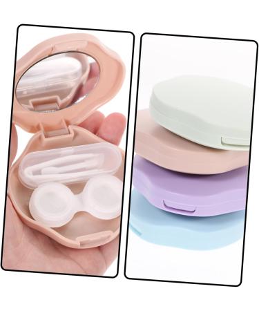 Lurrose 4 Series Colored Contact Lens Care Box - Portable Reusable Container Kit & Travel Glasses Case - Buy Online on GoSupps.com
