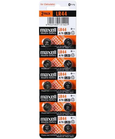 Buy 10 Pack Maxell AG13 LR44 357 Button Cell Batteries - Long Lasting Power for Your Devices - Buy Online on GoSupps.com