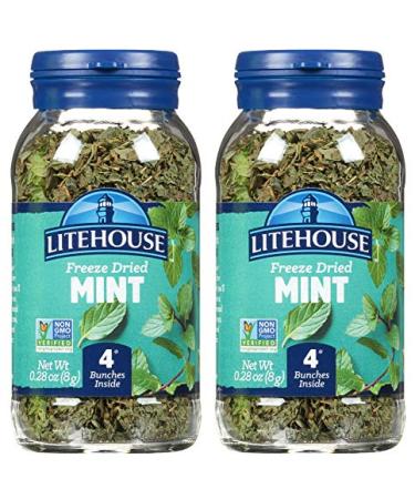 Litehouse Freeze Dried Mint, 0.28 Ounce, 2-Pack