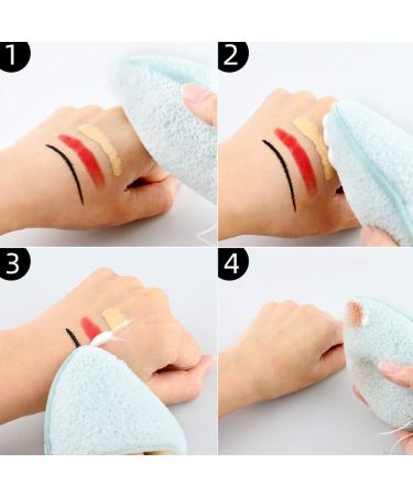 2-Piece Water-Drop Face Sponges Set - Deep Pore Cleaning Sponges with Lanyard (Random Colors) - International Shipping - Buy Online on GoSupps.com