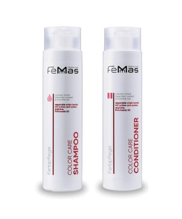 Femmas Color Care Shampoo 300 ml & Conditioner 300 ml Bundle Care for colored hair Colorretaining care for longlasting bright color 300 ml 2er Pack shampoo and conditioner