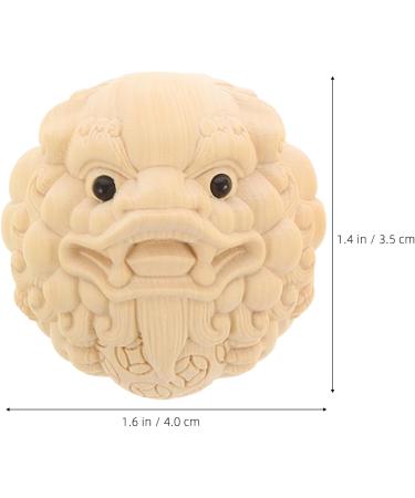 Hanabass Chinese Baoding Balls - 2 Wooden Piyao Dragon Massage Balls for Finger Exercise & Stress Relief - Buy Online on GoSupps.com