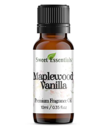 Maplewood Vanilla 10ml (0.35fl oz) Premium Fragrance Oil Aromatherapy Diffuser Crafts Soap Home Scents Bath & Body DIY Parfum and Much More. Versatile & Long-Lasting by Sweet Essentials