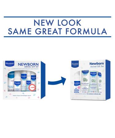 Mustela Newborn Arrival Gift Set - Baby Skincare & Bath Time Essentials - Natural & Plant Based - 5 Items Set - Buy Online on GoSupps.com