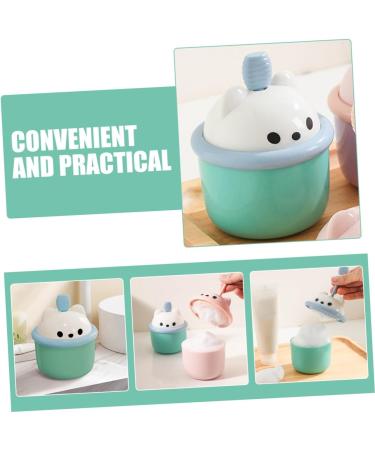 TOVINANNA Facial Foamer Skincare Bubble Foam Maker Face Cleansing Foam Maker Face Bubble Maker Face Bubble Maker Face Wash Portable Foams Maker Cup Household Abs 6.80X6.50X6.50CM Green - Buy Online on GoSupps.com