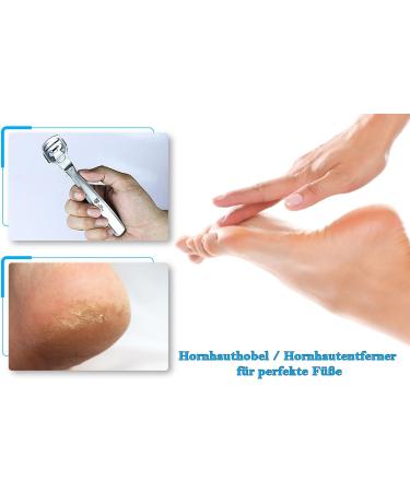 Shop SMI Corneahobel Foot Care Tool - Stainless Steel Corn Remover Razor with 10 Replacement Blades for Perfect Pedicures - Buy Online on GoSupps.com