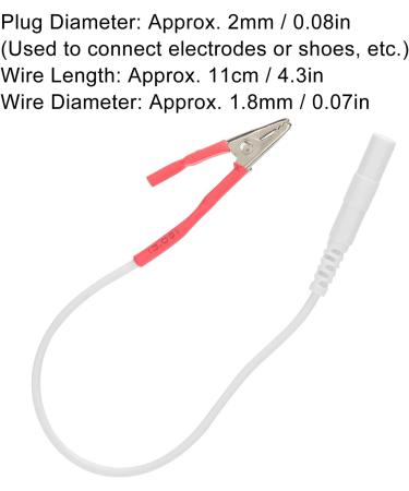 20pcs TENS Wire Cable Clip Electrode Wires for TENS Unit Physiotherapy Machine - Buy Online on GoSupps.com