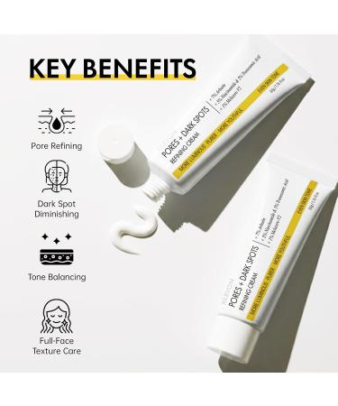 EELHOE Pores + Dark Spots Refining Cream with Arbutin Niacinamide Tranexamic Acid & Melazero | Pore-Minimizing Gentle & Hydrating Daily Moisturizer Suitable for Sensitive Skin 50g (1 Pack) 1.76 Ounce (Pack of 1) - Buy Online on GoSupps.com