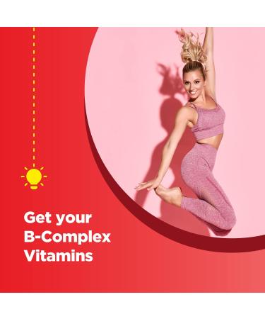 B Complex Gummy Vitamins for Energy Boost & Brain Focus - Vegan & Natural Energy Supplement for Adults & Kids - Buy Online on GoSupps.com