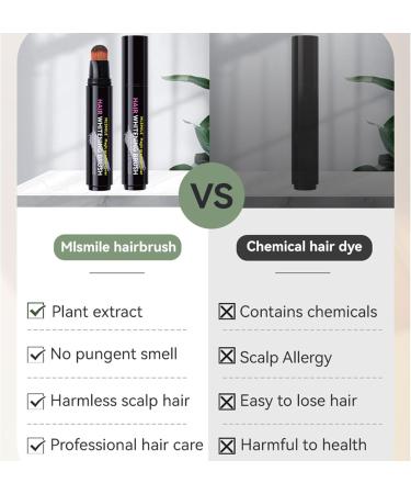 Hair Root Touch Up Stick Temporary Hair Dye Pen Brush Instant Hair Dye Touch Up Roots Quick Dry Cover Root Concealer Stick Disposable Portable Hairline Press-In Hair Colour Stick(Coffee) - Buy Online on GoSupps.com