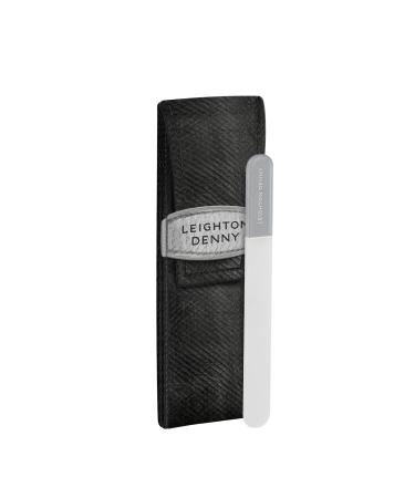 LEIGHTON DENNY Mini Travel Crystal Nail File (90mm) with Case