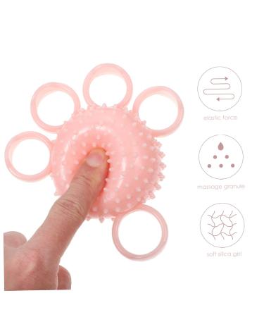 Frcolor Grip Trainer Ball - Finger Strengthening Tool for Stress Relief | Hand Joint Coach | TPR Grip Ring for All Ages - 12x12x7cm Pink - Buy Online on GoSupps.com