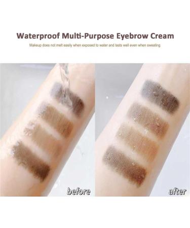Sentechx Shaping Long Lasting Color DualEnded Eyebrow Tint Cream Natural Long Lasting Eyebrow Cream Waterproof Multifunctional Eyebrow Cream Dark Coffee Dark Coffee - Buy Online on GoSupps.com