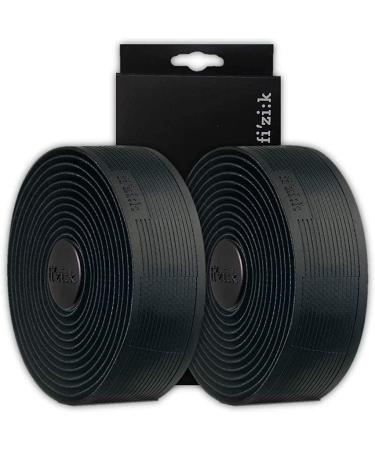 Fizik Vento Tacky Black Bar Tape | Microtex, Solocush | 2 Rolls of Tape (Vento - 2.7mm - Solocush - Tacky)