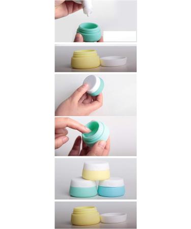 SONGLELA Silicone Cosmetics Container Set - TSA Approved 3x10ml Leakage-Proof Cream Bottles for Travel Outdoor & Fitness - Buy Online on GoSupps.com