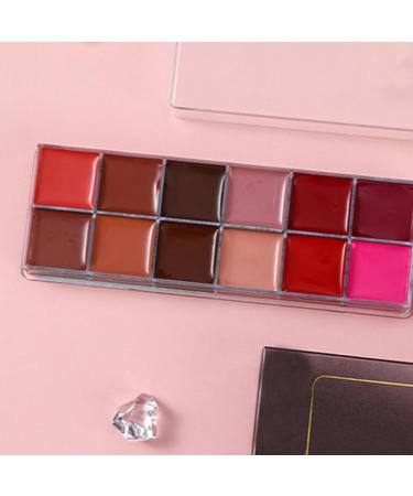  ETUCYNG 12 Lip Colours Palette | 12 Shades Matte Cream Long-Lasting Lasting | Versatile Gloss for Evening Natural Effect Makeup Day - Buy Online on GoSupps.com