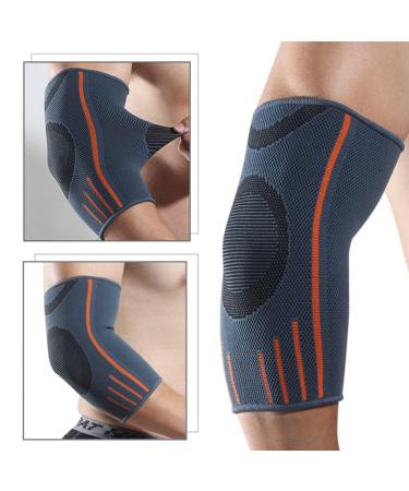 Elbow Support Brace for Men and Women Elbow Sleeve for Tennis Golfers Powerlifting Bodybuilding Sports Compression Arm Sleeve for Tendonitis Arthritis Joint Pain Relief(Grey Small (S)) Small (S) Grey - Buy Online on GoSupps.com