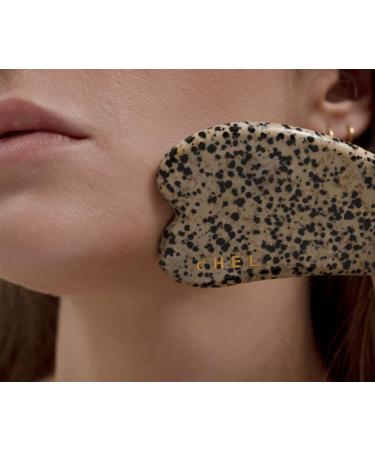Buy CHEL Dalmatian Jade Face Gua Sha - Enhance Your Beauty Routine | International Shipping Available - Buy Online on GoSupps.com