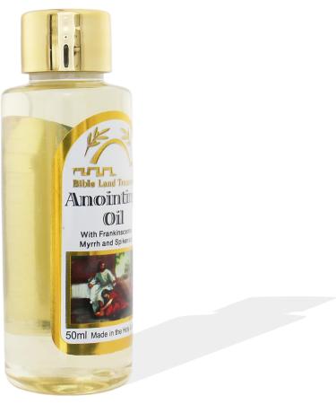 Bible Land Treasures Anointing Oil Set 2 x 50ml Bottles Holy Land Oil with Frankincense Myrrh & Spikenard + Lily of The Valley Biblical Scented Oils for Prayer & Blessing - Buy Online on GoSupps.com