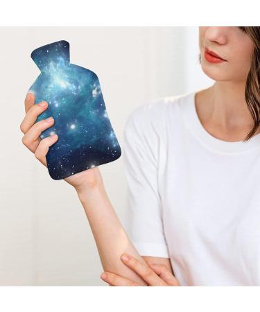 Space Star Hot Water Bottle with Plush Cover - Hand Warmer for Adults & Children | 26.5x15.3cm | International Shipping - Buy Online on GoSupps.com