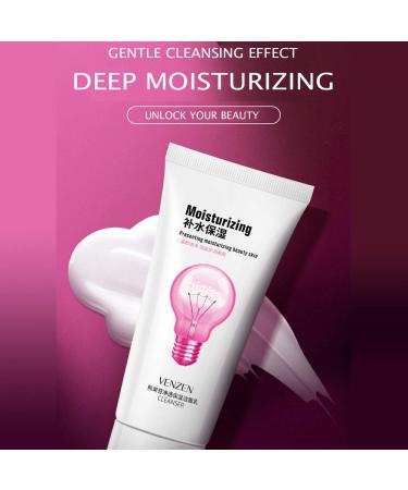 VENZEN Cleanser 60g - Moisturizing Rejuvenation Anti-Stains & Freckles Nourishing Gentle Skin with Sodium Hyaluronate - Buy Online on GoSupps.com