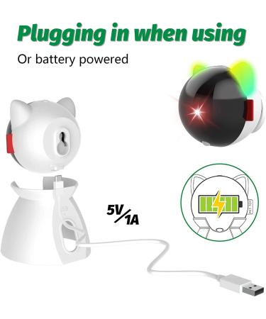 AUKL Motion Activated Cat Laser Toy for Indoor Pets - Interactive and Engaging Entertainment for Cats and Dogs - Buy Online on GoSupps.com