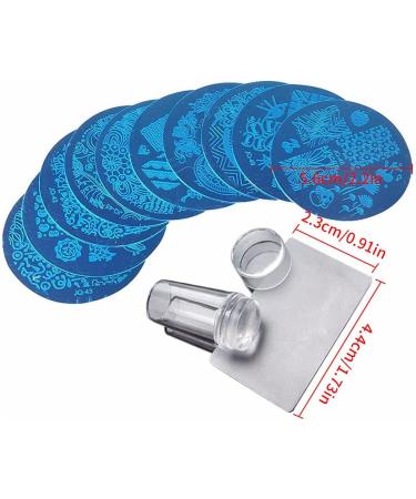 Premium Nail Stamping Kit - Nail Stencils & Manicure Stamp Plate Tool for Stunning Nail Art - International Shipping Available - Buy Online on GoSupps.com