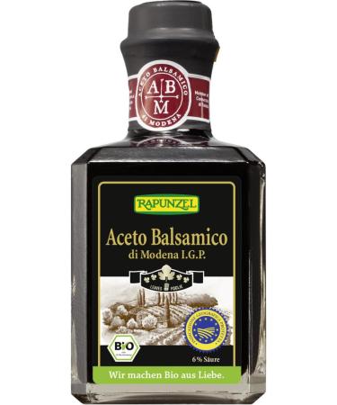 Rapunzel Organic Balsamic Vinegar of Modena PGI Premium (6 x 250 ml)