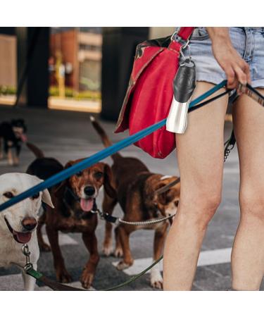 Lotvic 750ml Portable Dog Drinking Bottle - On-the-Go Water Dispenser for Hiking & Camping - Adjustable Carabiner - Travel Accessory for Dogs - Black - Buy Online on GoSupps.com