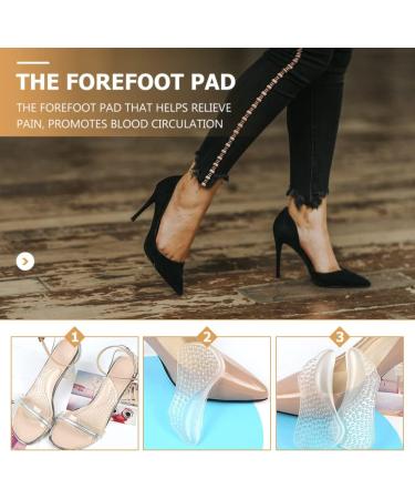 Beaupretty Slipper Insoles - 3 Pairs of Reliable Forefoot Support Pads for Ultimate Comfort | International Shipping Available - Buy Online on GoSupps.com