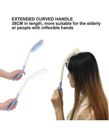Long-Stemmed Hair Brushes & Comb Set for Seniors - Perfect for Limited Mobility & Arthritis Relief | International Shipping Available - Buy Online on GoSupps.com