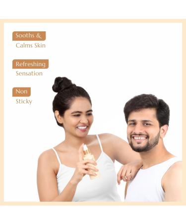 Rose Water & Witch Hazel Alcohol-Free Face Toner | Hydrating & Pore Tightening | 110ml for Glowing Skin | Men & Women | Suitable for All Skin Types - Buy Online on GoSupps.com