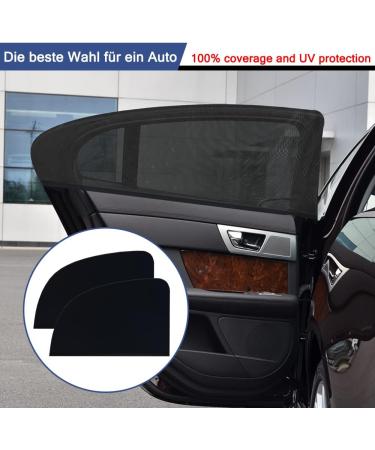 2-Piece UV Protection Car Sun Shade for Babies | Universal Elastic Ice Silk Visor for Children - Buy Online on GoSupps.com