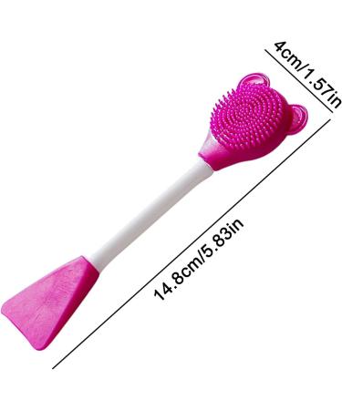 Cat Chin Cleaning Brush | Manual Scrubber Brush for Cats | Lightweight Design Soft Chin Brush for Face Jaw Chin Gums and Tongue Cleaning Red - Buy Online on GoSupps.com