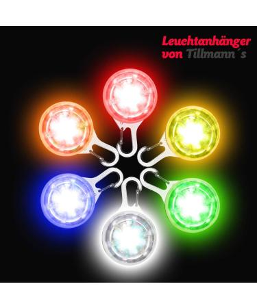 O Lights - 6-Piece Safety Clips with 3 Illuminated Modes | Flashing Light for School Bags Pets Joggers & Camping - Free Shipping - Buy Online on GoSupps.com