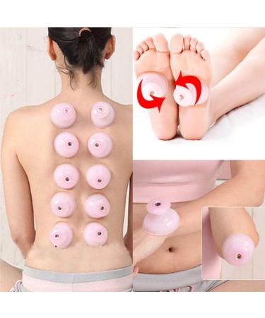 Tubayia 12-Piece Anti-Cellulite Massage Cupping Set - Silicone Body Massager for Cellulite Reduction & Relaxation - Buy Online on GoSupps.com