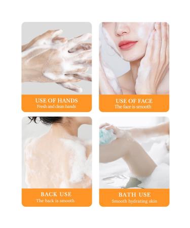 BIOAQUA Pawpaw Vitamin C Papaya Goat Milk Soap - Deep Clean & Nourish Skin | 100g Face & Body Care - Buy Online on GoSupps.com