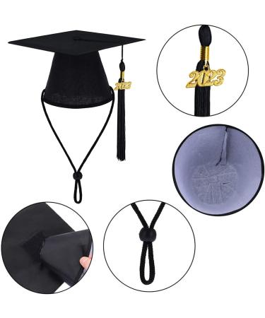 Dog Graduation Cap & Bandana Set - 2023 Black Tassel Graduation Outfit for Proud Pup of A Grad - Buy Online on GoSupps.com