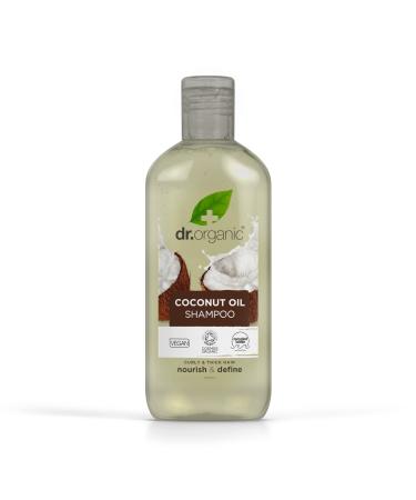 Dr Organic Virgin Coconut Oil Shampoo Natural Vegan Cruelty Free Paraben & SLS Free Hydrating 265ml Virgin Coconut 265.00 ml (Pack of 1)